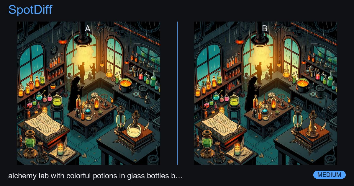 Stage Clear Tips — alchemy lab with colorful potions in glass bottles ...